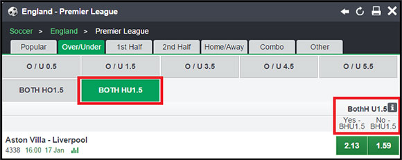 Match Result and Both Teams to Score Bet Explained